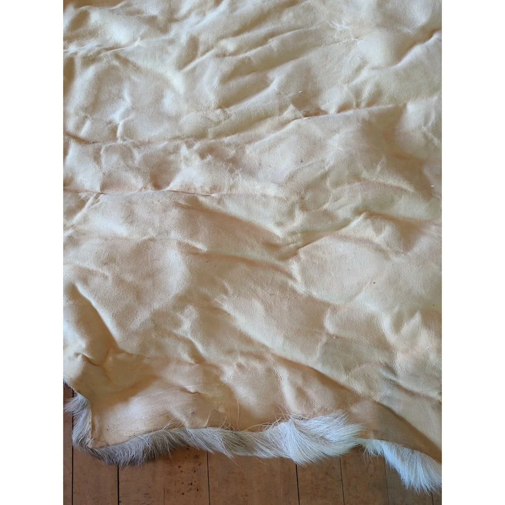Deerskin Hair On Hide‎ Full Deer Hide Soft Rug Pelt Fur Large Cabin Decor Craft
